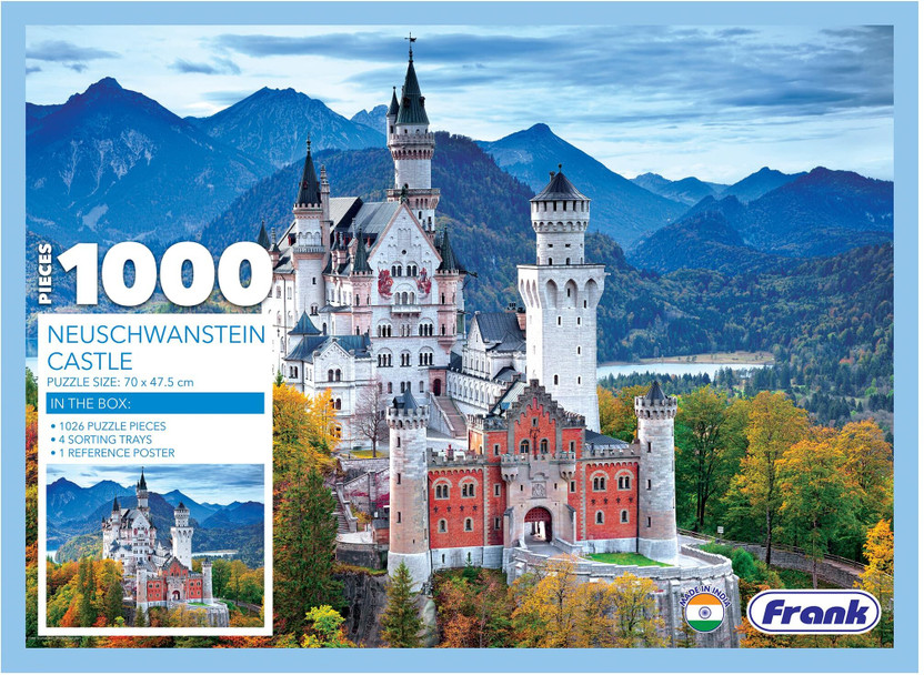 Frank Neuschwanstein Castle Jigsaw Puzzle 1000 Pieces 15+ Years(1000 Pieces)