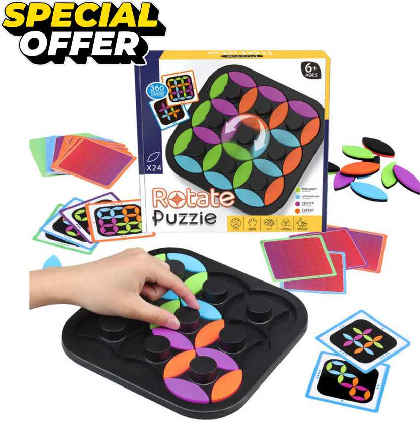 kikilala kikilala Rotating Puzzle Board Brain Skill Development Toy for Kids Age 4 Plus(1 Pieces) - Flipkart Deal