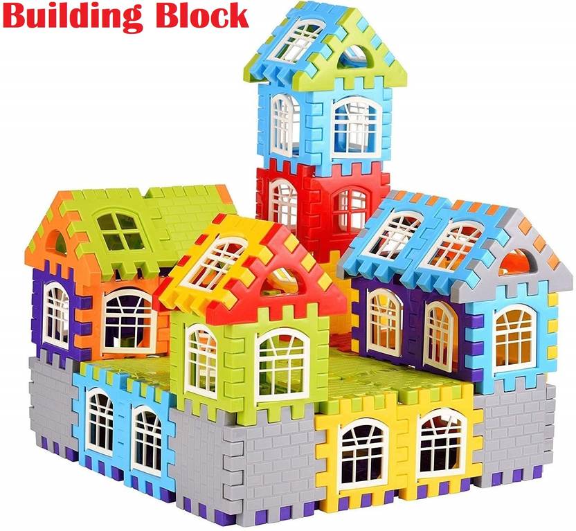 HENGLOBE Happy Home House Building Blocks Building Blocks game for Kids Happy Home House