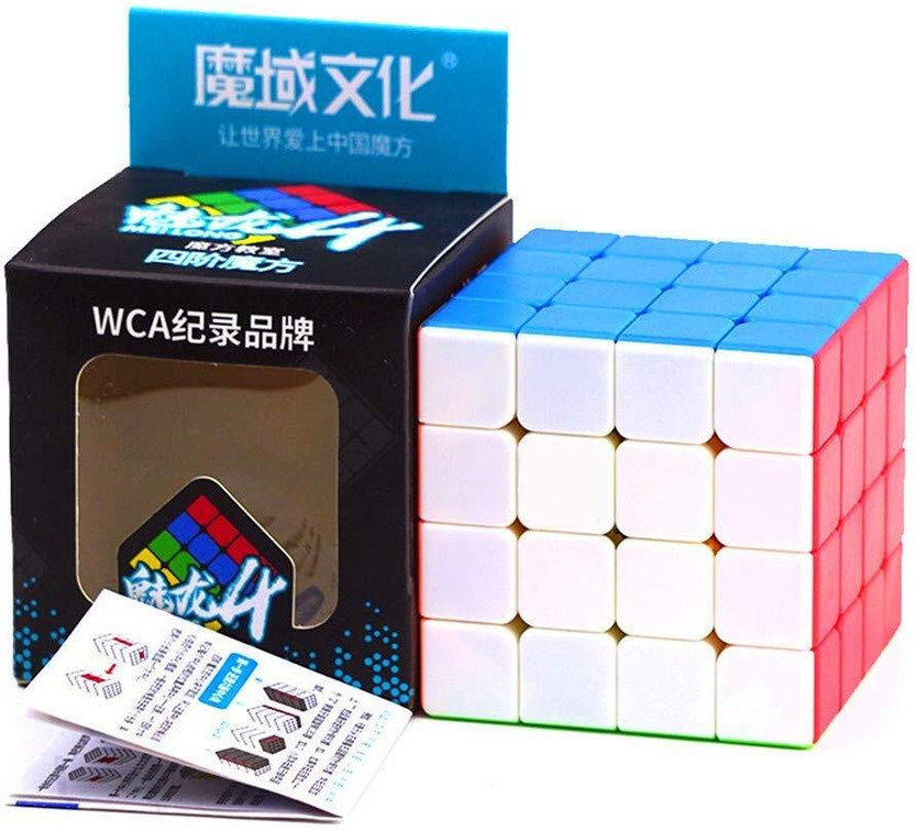 Toy Arena MoYu MFJS MeiLong 4 4X4X4 High Speed Stickerless Magic Puzzle Cube Toy ,(1 Pieces)