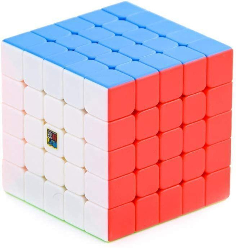 TOYRENTTO Moyu Meilong 5x5 Speed Cube Smooth Stickerless Magic Puzzle Cube for Kid & Adult(1 Pieces)
