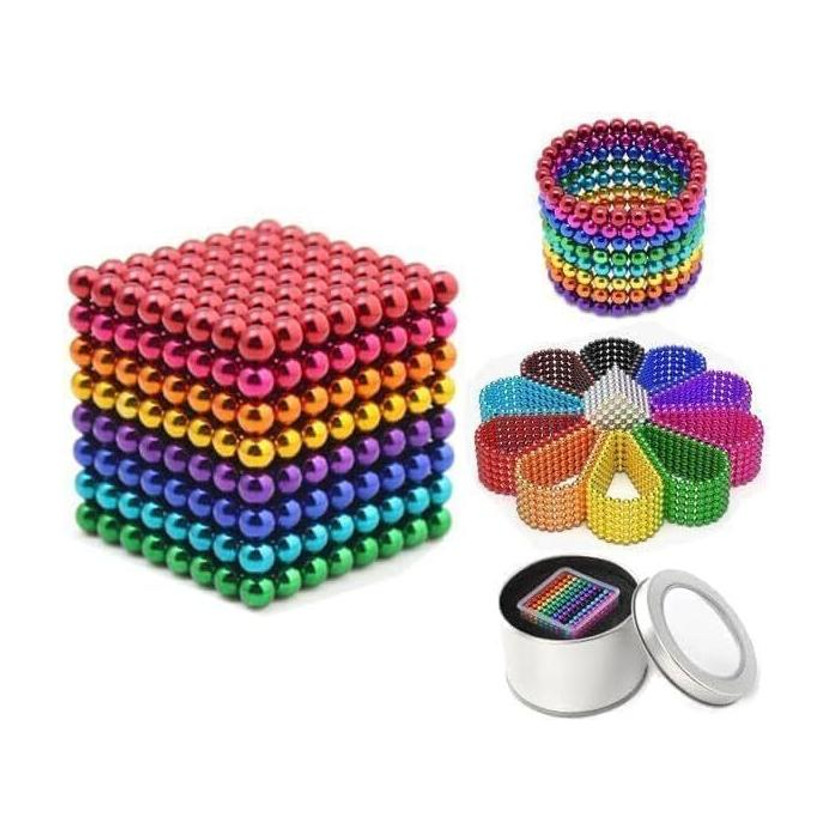MOZU MOZU BAZAAR 216 Pcs Magnetic Ball, Multi Color Magnet(216 Pieces) - Flipkart Deal