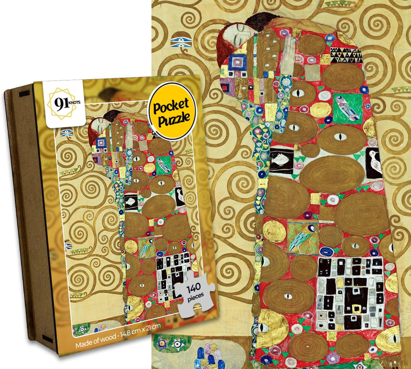 91 Knots Fulfillment - L'Arbre de Vie 140 Pieces Wooden Jigsaw Puzzle for Adults and Kids(140 Pieces)