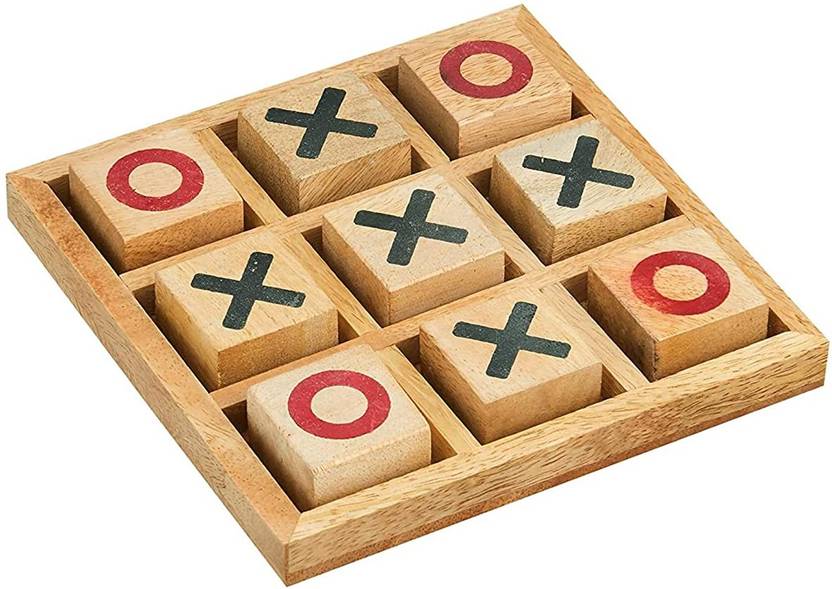 Plus Shine Classic Educational Puzzle Game Tic Tac Toe Board Zero Kata