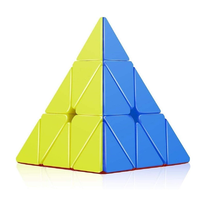 ZUNBELLA Cubes Pyramid High Speed StickerLess Magic Puzzle Cube Game Toy For Kids(1 Pieces)