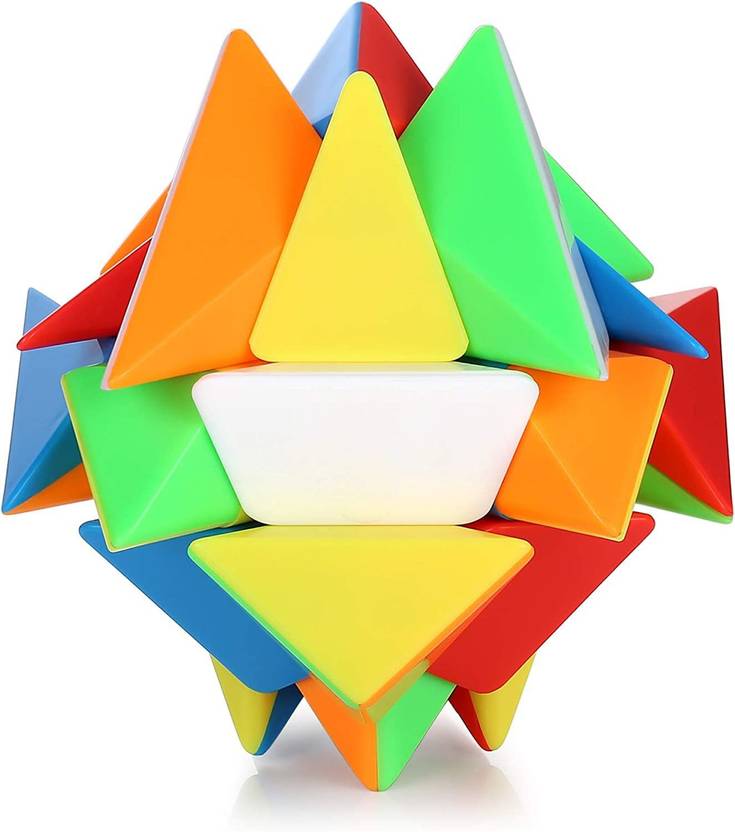 Elecart Axis Stickerless Speed Cube Speedcubing 3x3 Transformer Toy for