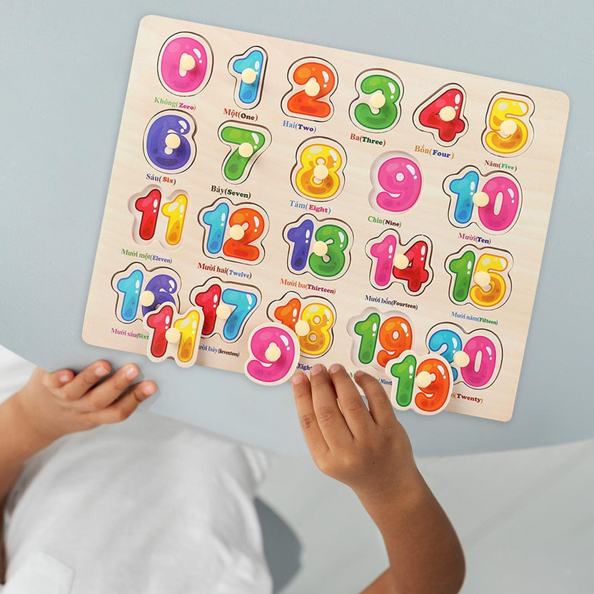ELEXN ELEXN Good price Wooden Educational Creative learning 1 To 20 math counting Board(20 Pieces) - Flipkart Deal