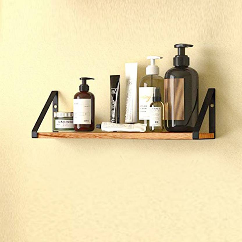 Xllent Multipurpose Wooden Wall Mount Floating Stand, Set of 1 Wooden