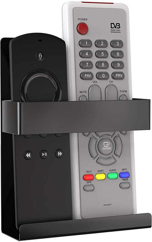 iSTAR 1 Compartments Wall Mount stand for All phone and Remote of TV- AC -DVD- DTH (pack of 1) Wall Mount(Black)