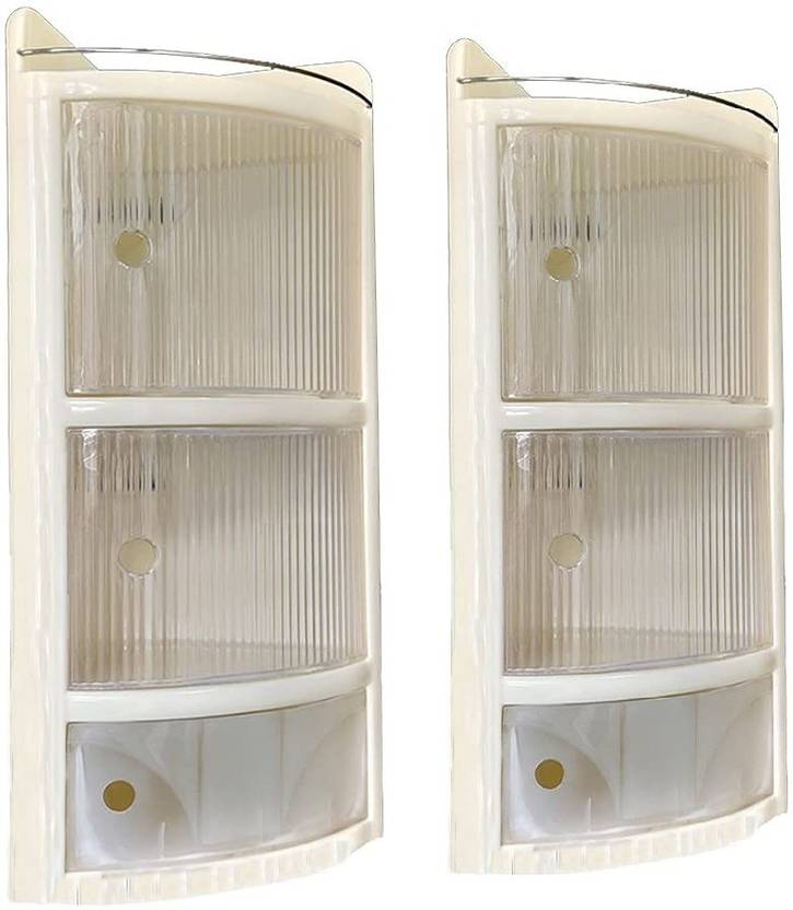 MEIKI Bathroom Corner Wall Mount Corner (Set Of 2 Pcs