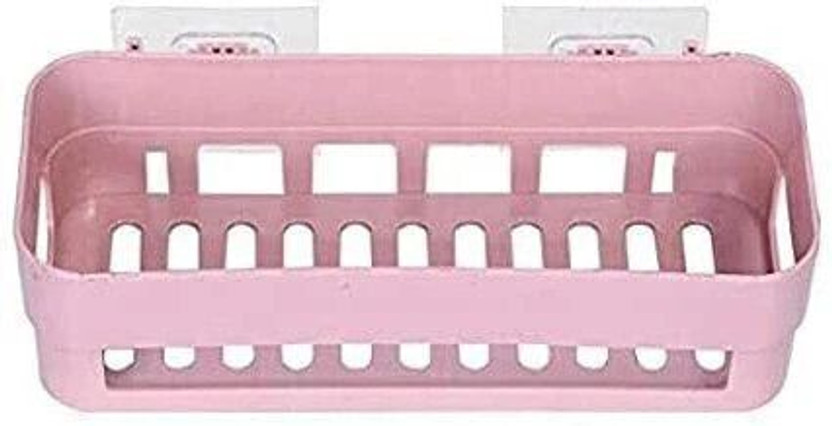 Shrey Self Adhesive Multi-Purpose Wall Hanging BATHROOM floating Shelf Regular Organizer