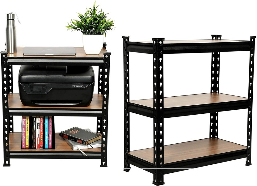 Star Work 3- Section Adjustable Rack Storage Shelving Display Plant Flower, Stand for Home Luggage Rack