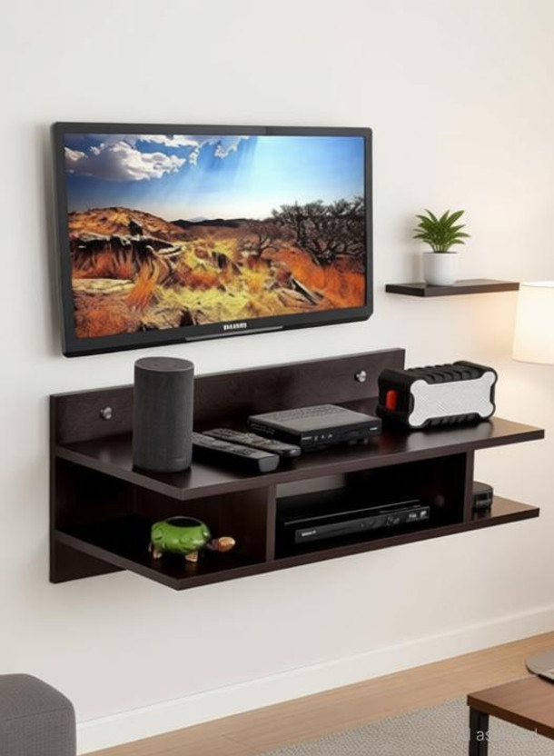 Mazing Mazing shoppee Wooden Wall Shelf(Number of Shelves - 5, Brown) - Flipkart Deal