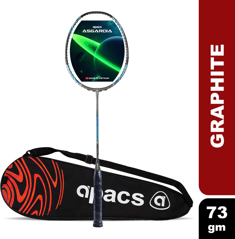 apacs Asgardia Control (73G, 35LBS) Grey, Blue Unstrung Badminton Racquet(Pack of: 1, 73 g)
