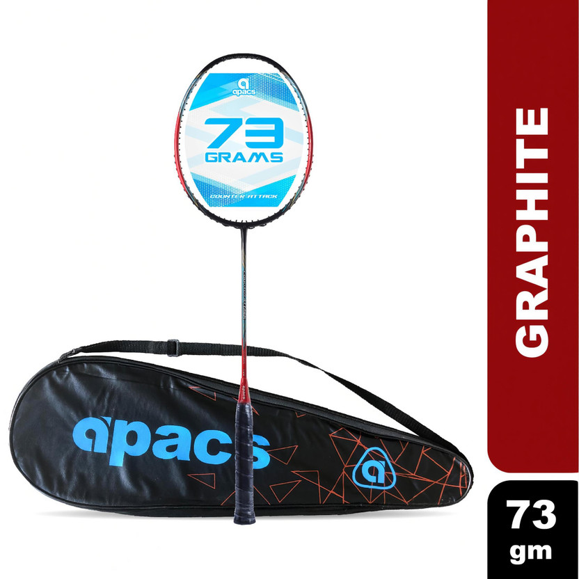 apacs Counter Attack (73G, 35LBS) Red, Black Unstrung Badminton Racquet(Pack of: 1, 73 g)