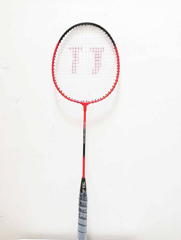 MN SPORTS ONE PIECE SINGLE SHAFT RACKET Multicolor Strung Badminton