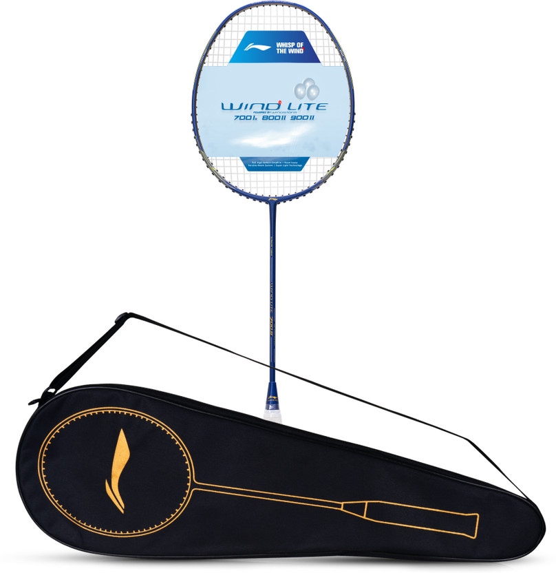 LI-NING Wind Lite 700 II Blue, Brown Strung Badminton Racquet(Pack of: 1, 77 g)