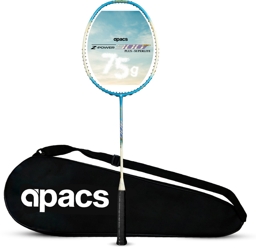 apacs Z Power 900 RP+ Super Lite (Lightweight, Extra Slim Shaft) 33LBS | Japan HMG Yellow, Blue Unstrung Badminton Racquet(Pack of: 1, 75 g)