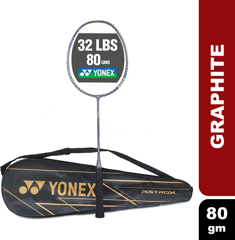 YONEX Astrox Attack 9 Grey Strung Badminton Racquet(Pack of: 1, 80 g)