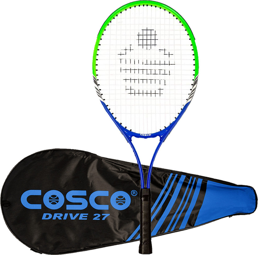 COSCO Drive-27 (27 inch) Senior Size Multicolor Strung Tennis Racquet(Pack of: 1, 290 g)