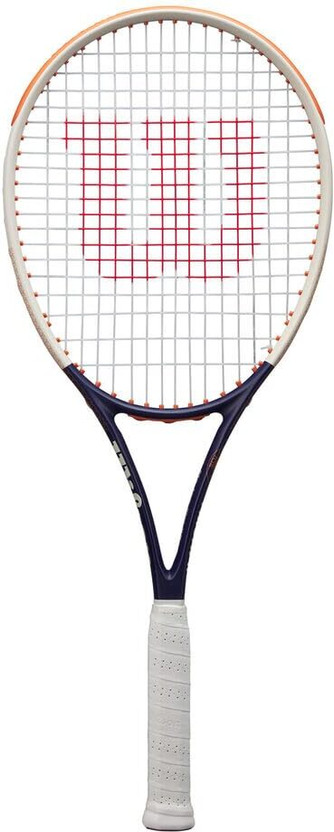 WILSON Roland Garros Triumph 105-(2026 MODEL) Beige, Blue, Orange Strung Tennis Racquet(Pack of: 1, 298 g)