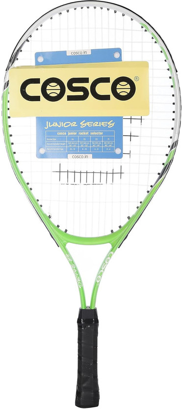 COSCO Drive 23 (23 Inch) 6 to 8 Years Junior Size Multicolor Strung Tennis Racquet(Pack of: 1, 270 g)