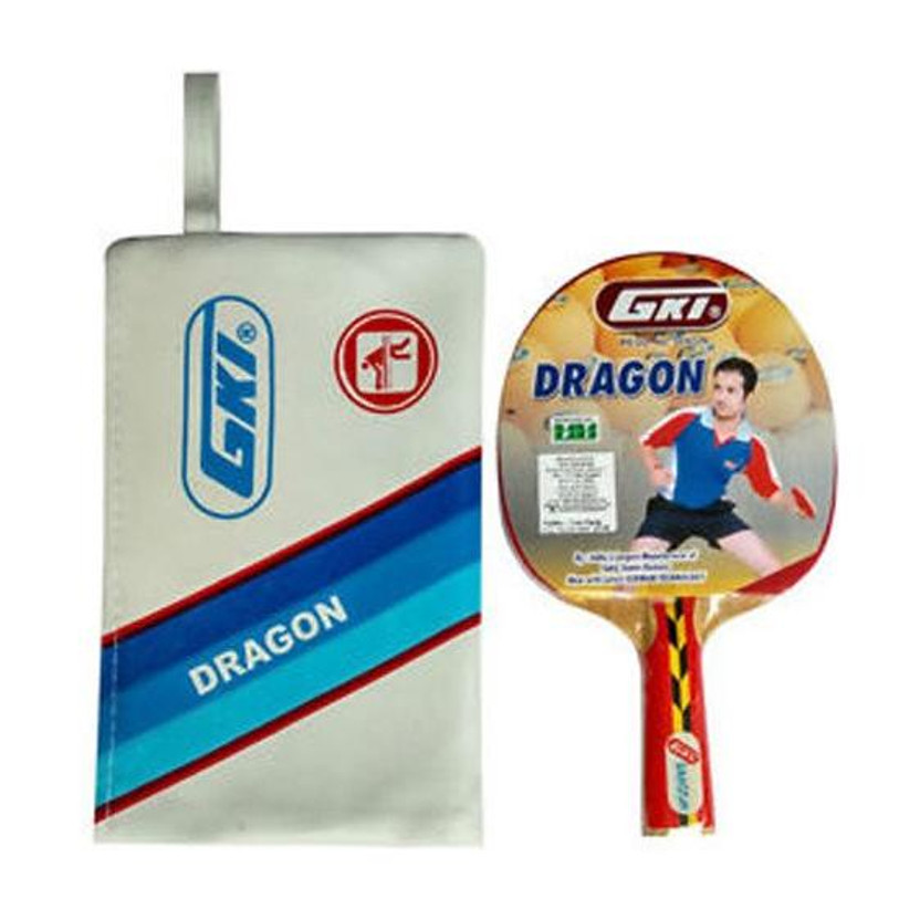 GKI Dragon Multicolor Table Tennis Racquet(Pack of: 1, 323 g)