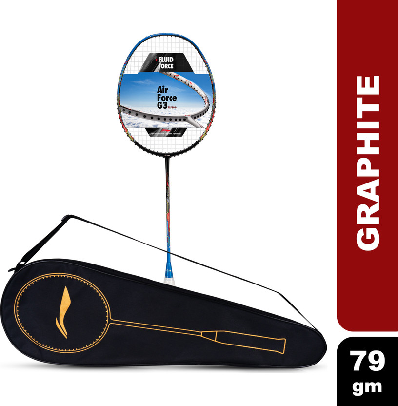 LI-NING Air - Force 79 G3 Black, Blue, Red Strung Badminton Racquet(Pack of: 1, 79 g)