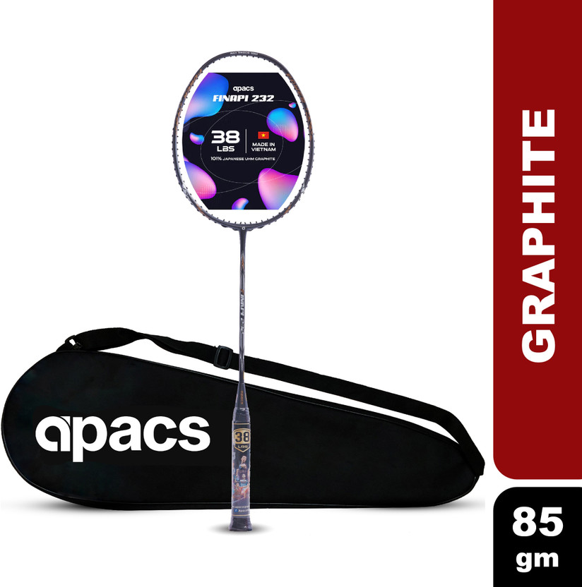 apacs Finapi 232 Grey Unstrung Badminton Racquet(Pack of: 1, 85 g)