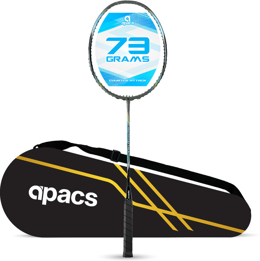 apacs Counter Attack Grey Unstrung Badminton Racquet(Pack of: 1, 73 g)