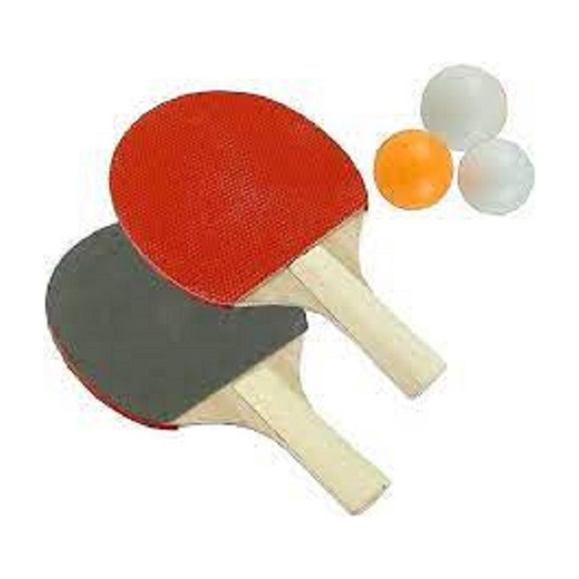 Donix Table Tennis Play Set combo ( 2 Bat and 3 TT balls ) Gift Ping Pong Game Multicolor Table Tennis Racquet(Pack of: 5, 350 g)