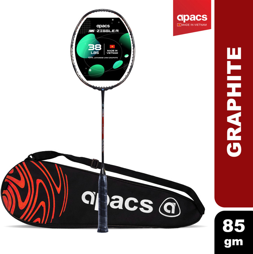 apacs Z-Ziggler Black, Red Unstrung Badminton Racquet(Pack of: 1, 85 g)