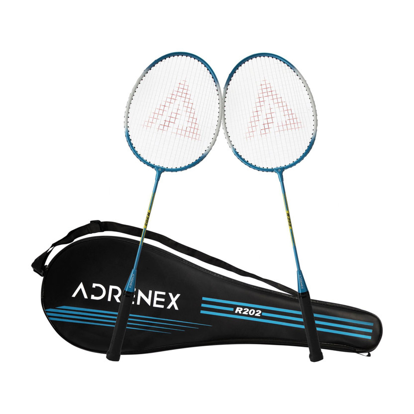 Adrenex Adrenex by Flipkart R202 Combo White, Blue Strung Badminton Racquet(Pack of: 2, 192 g) - Flipkart Deal