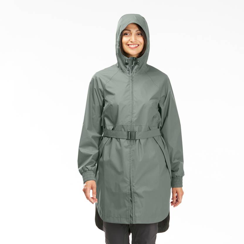 QUECHUA Solid Women Raincoat Buy QUECHUA Solid Women Raincoat Online