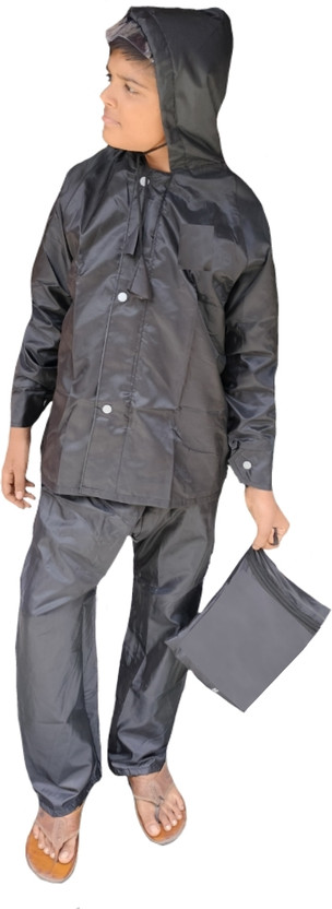 D8211K Solid Boys & Girls Raincoat