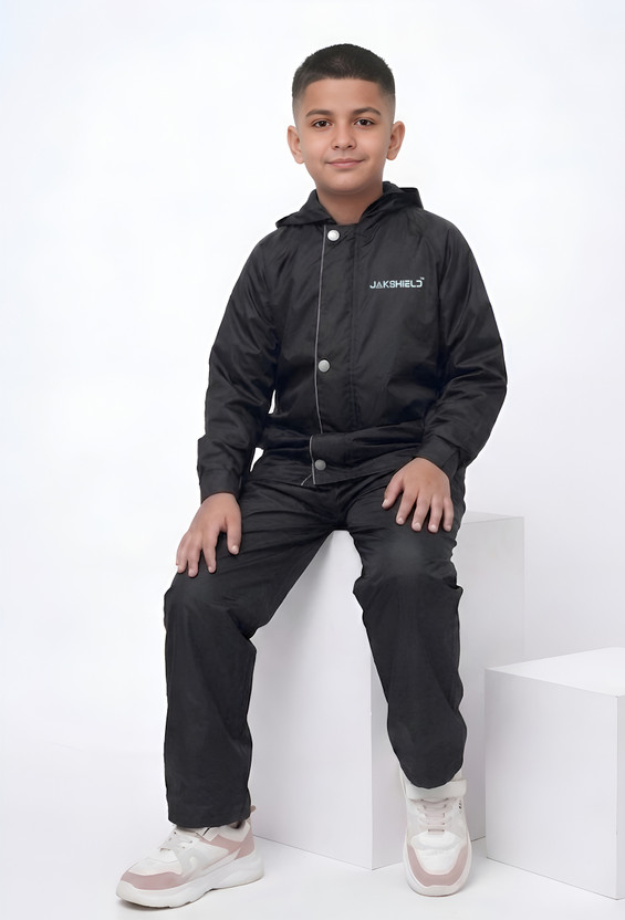 JAKSHIELD Solid Boys Raincoat