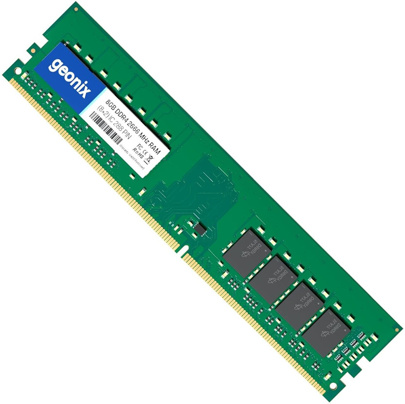GEONIX 2666 MHz DDR4 8 GB (Single Channel) PC Desktop Ram (8GB DDR4 Desktop Ram)(Multicolor)