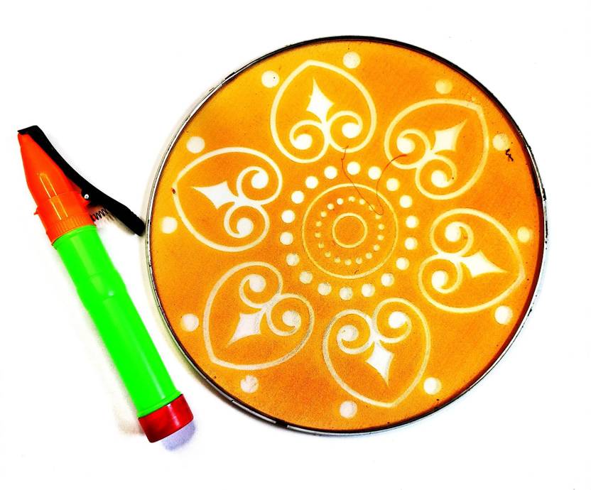 Anima creations1 Rangoli designs making stencils 10 CM with 1rangoli