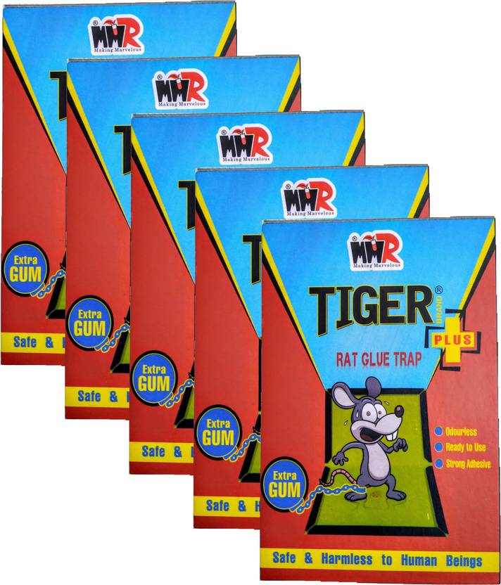 MMR Strong Glue trap for Rats Mats pack of 5 Live Trap Price in India