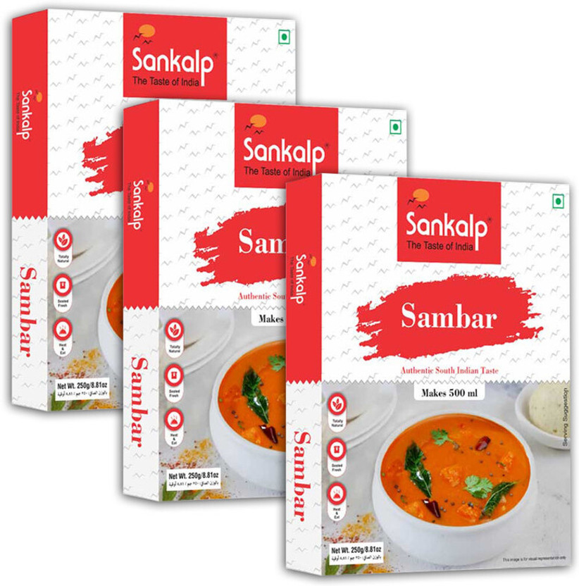Sankalp by Sankalp Instant Sambar Mix-Ready to Eat-No Preservatives(750 g)