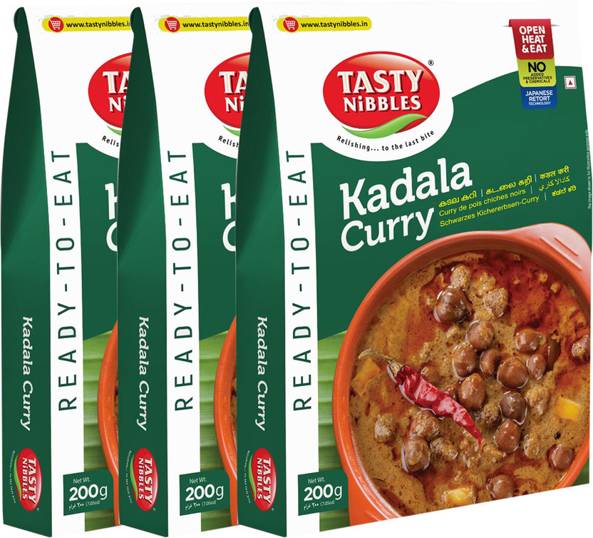 Tasty Nibbles Ready to Eat Kadala Curry 200g (PACK OF 3)(600 g)