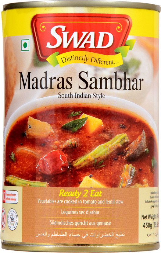 SWAD Ready to Eat Madras Sambhar | Instant Mix(450 g)