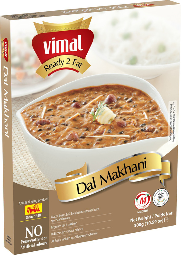 VIMAL Ready to Eat Tasty and Spicy Dal Makhani Instant Mix Vegetarian Meal(1200 g)