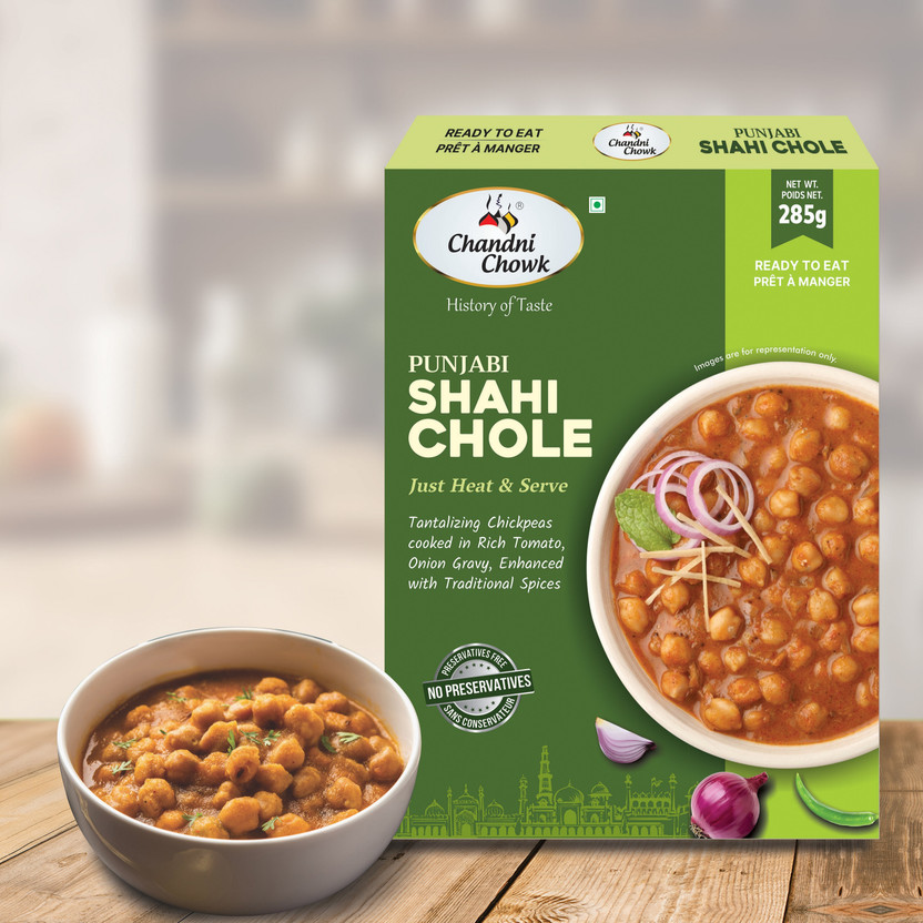 Chandni Chowk Ready to Eat Punjabi Shahi Chole, Pure Veg(285 g)