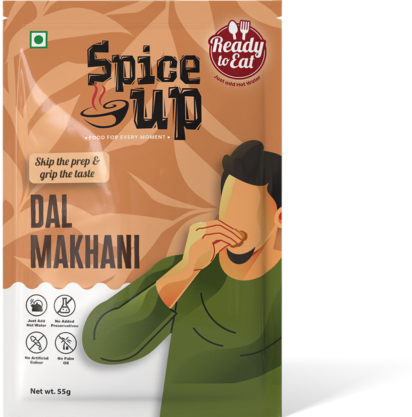 Spice Up Foods Dal Makhani | 55g | Freeze Dried Ready to Eat Instant Meal(55 g)