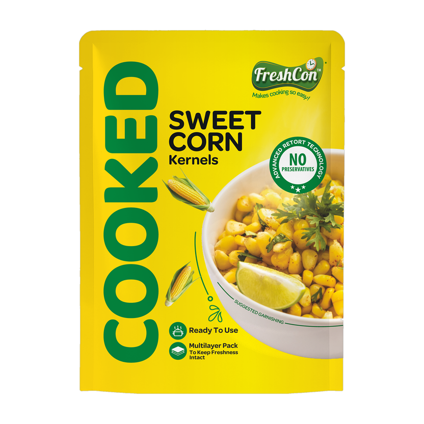 Freshcon Cooked Sweet corn Kernels(285 g)
