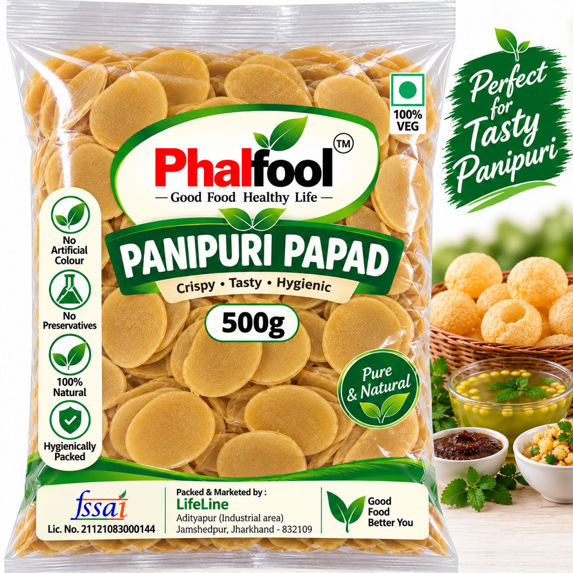 Phalfool Pani puri 500gm m(500 g)