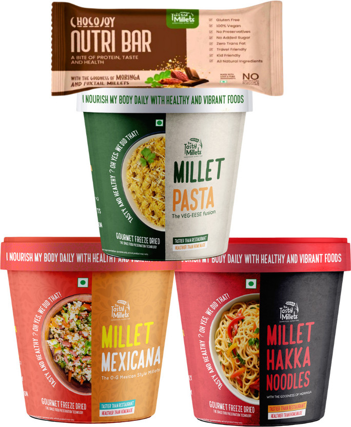 TheTastyMillets The Tasty Millets International Combo(4 Pieces)