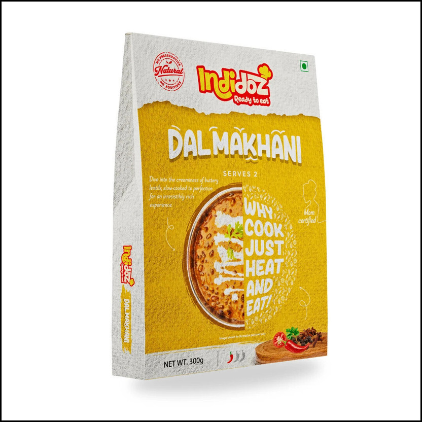 Indidoz by Indidoz Dal Makhani | Slow Cooked Lentils | Serves 2(300 g)