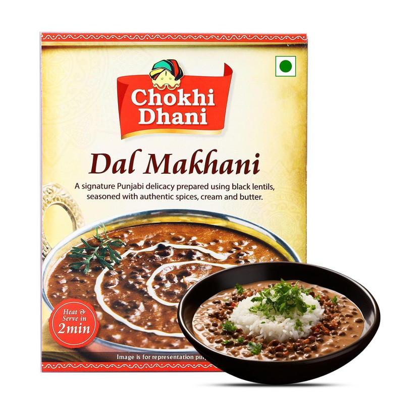 Chokhi Chokhi Dhani Foods by Chokhi Dhani Dal Makhani Ready to Eat Restaurant Veg Curry(300 g) - Flipkart Deal
